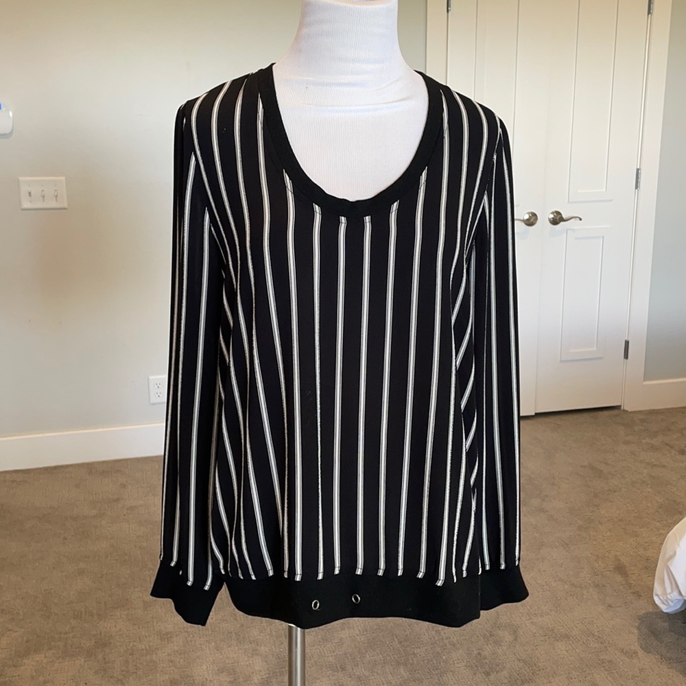 Harlow & Graham Striped Blouse